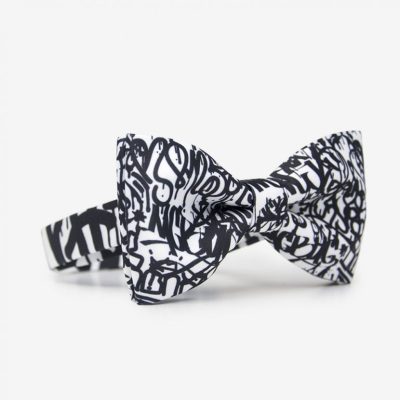 Muszka męska z graffiti